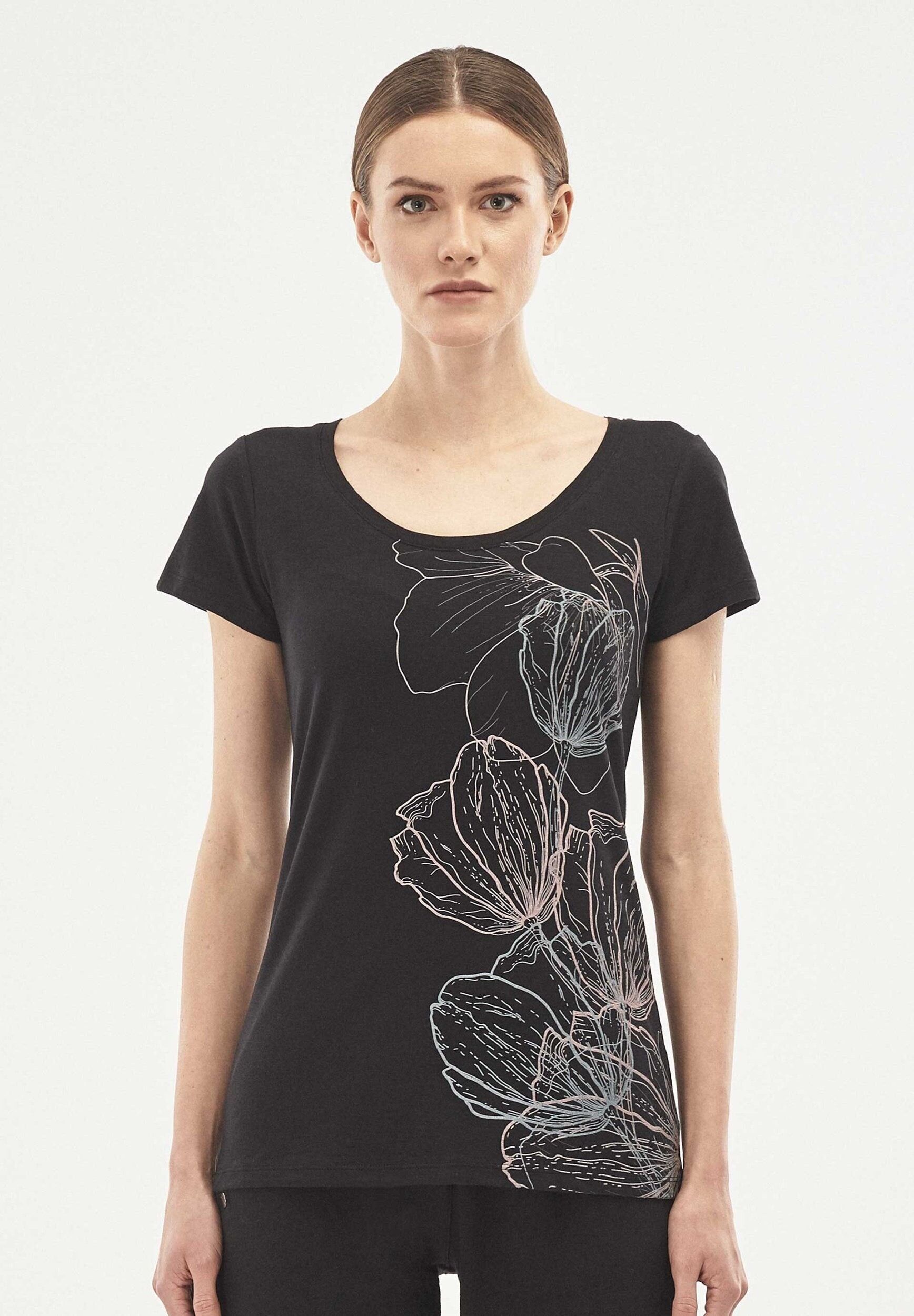 T-Shirt aus Bio-Baumwolle mit Print