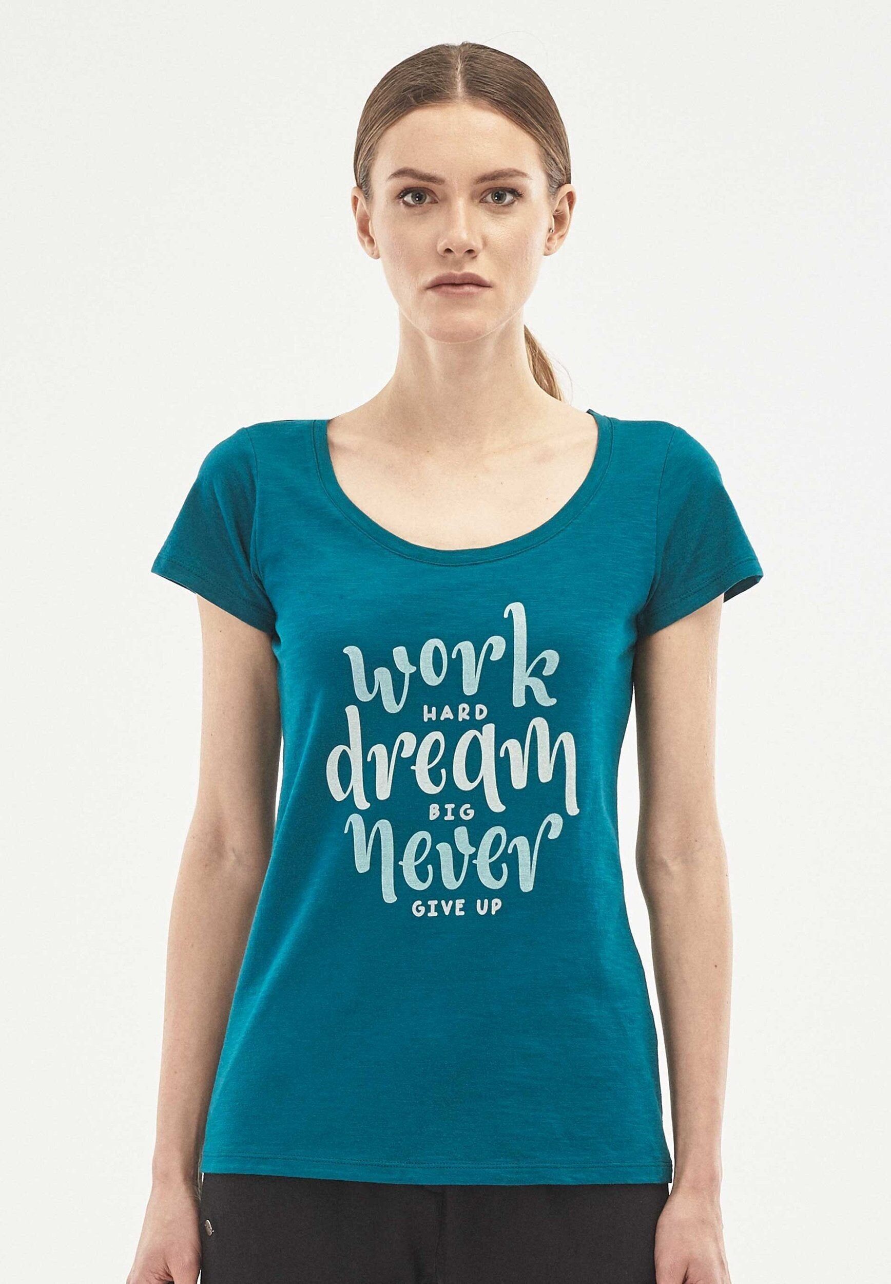 T-Shirt aus Bio-Baumwolle mit Print