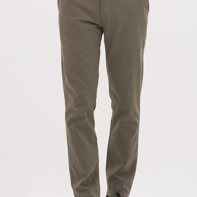 Pantalon confectionné dans un mélange de coton biologique et d'élasthanne
