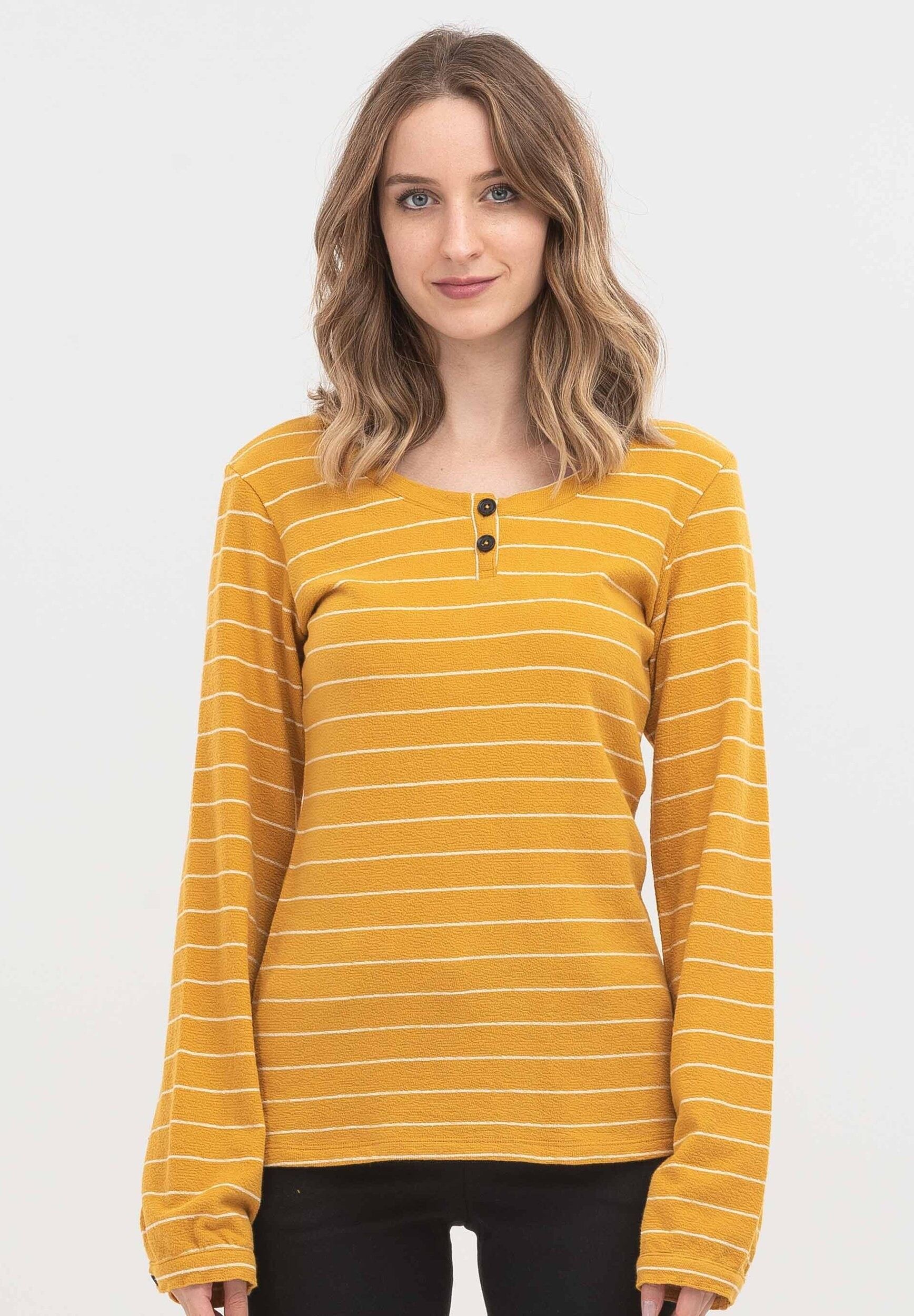 Manica lunga in cotone biologico con abbottonatura