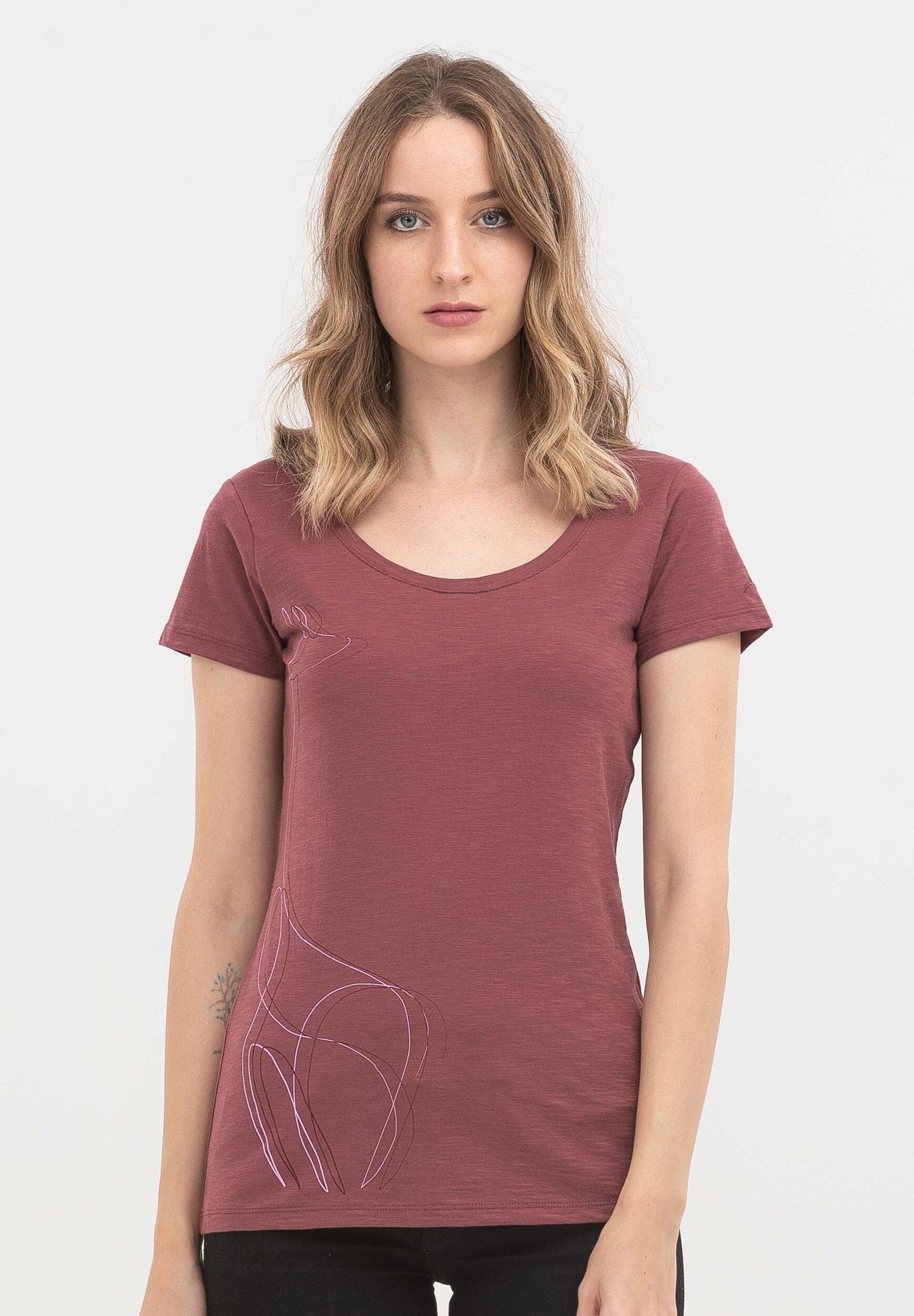 T-shirt in cotone biologico con stampa