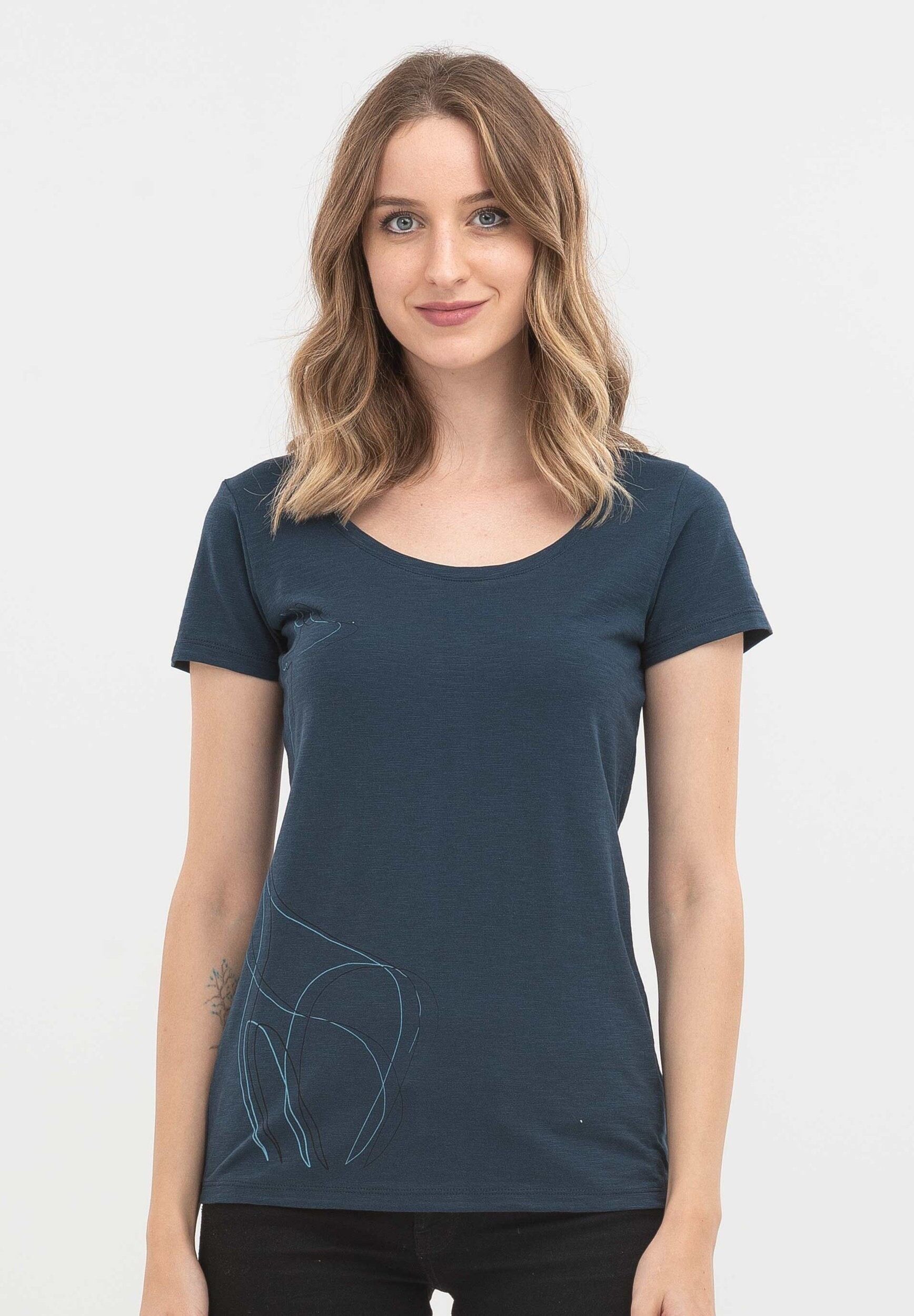 T-shirt in cotone biologico con stampa