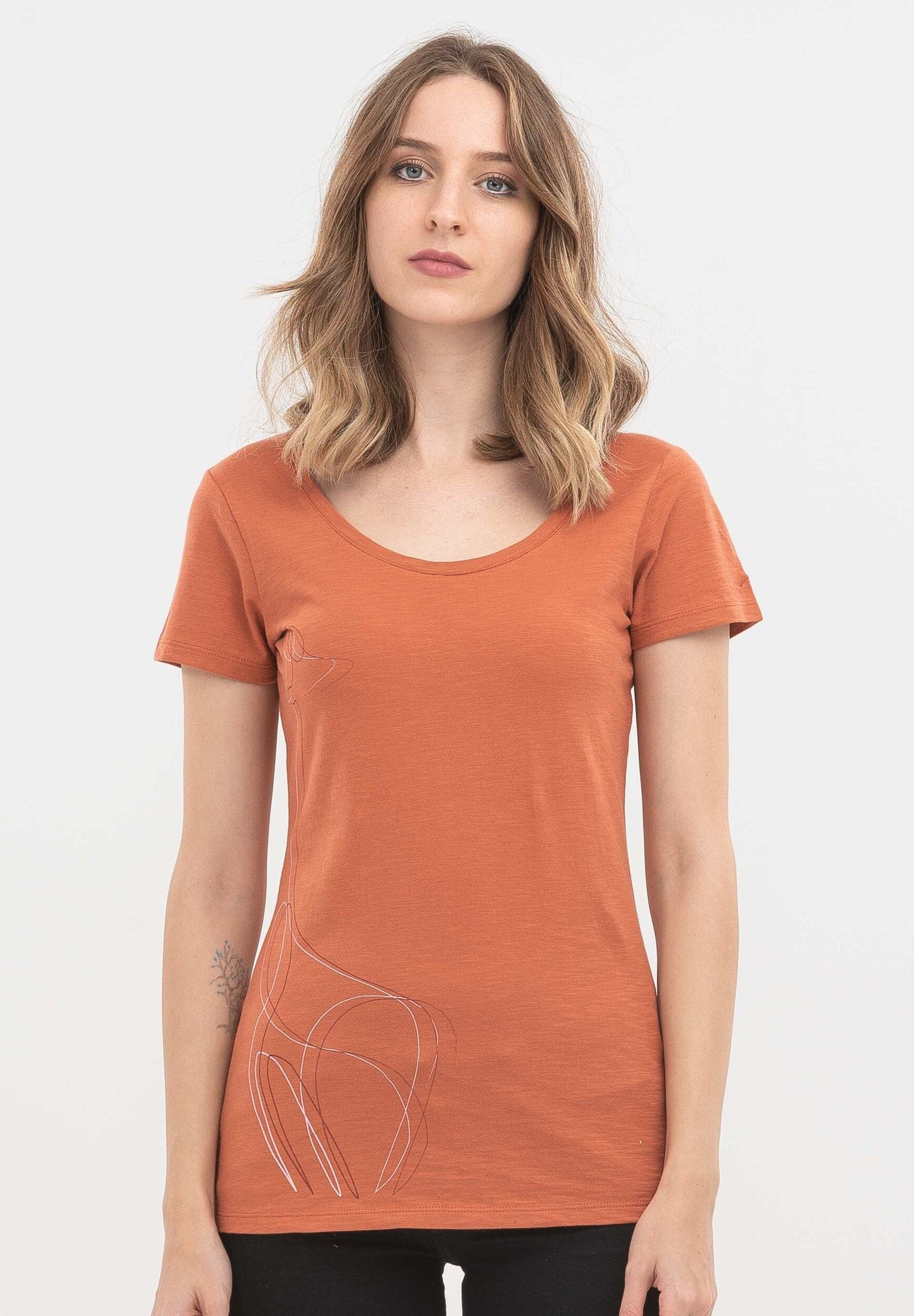 T-shirt in cotone biologico con stampa