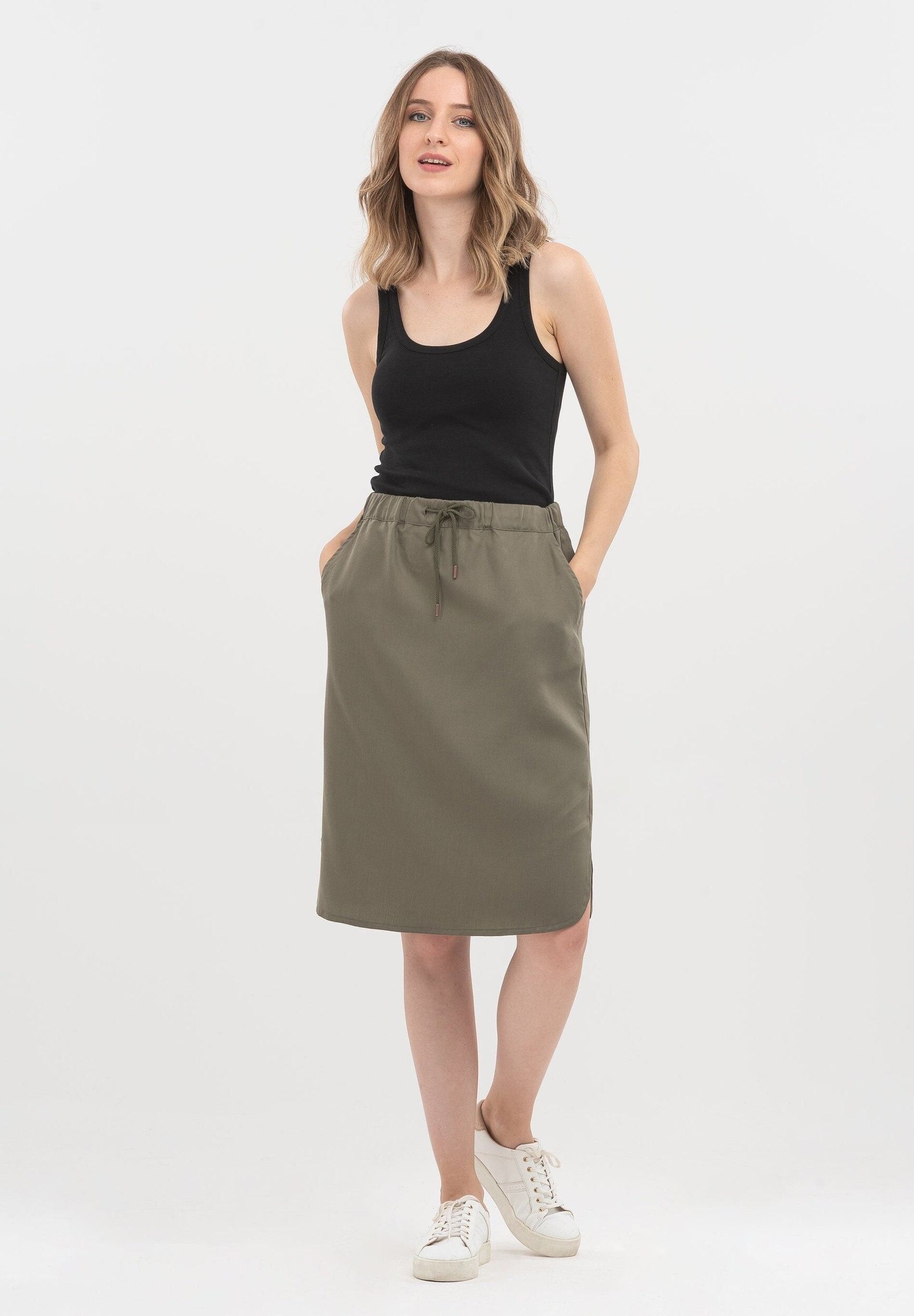 Gonna realizzata in TENCEL™ Lyocell