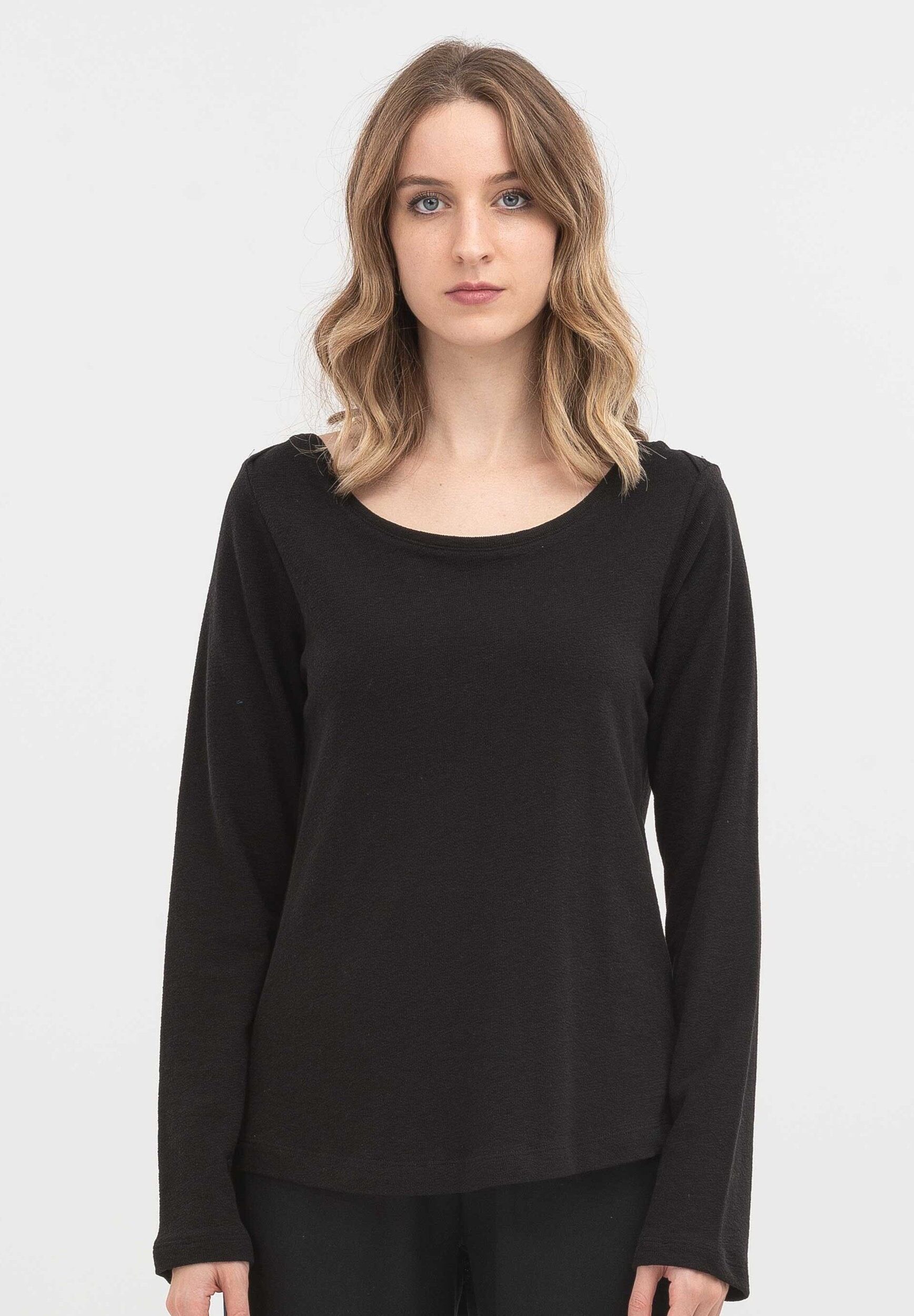 Maglia a maniche lunghe in cotone biologico