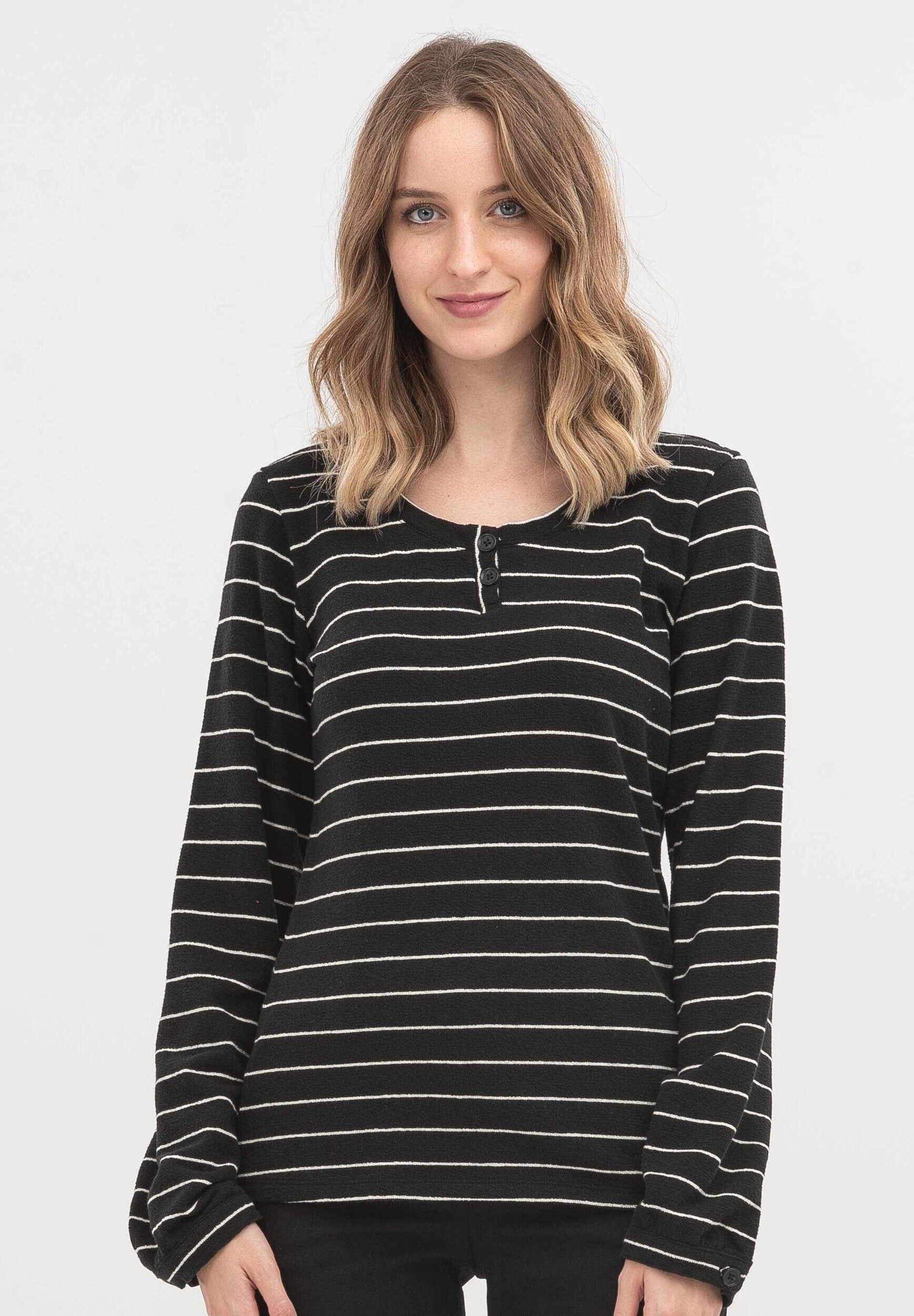 Manica lunga in cotone biologico con abbottonatura