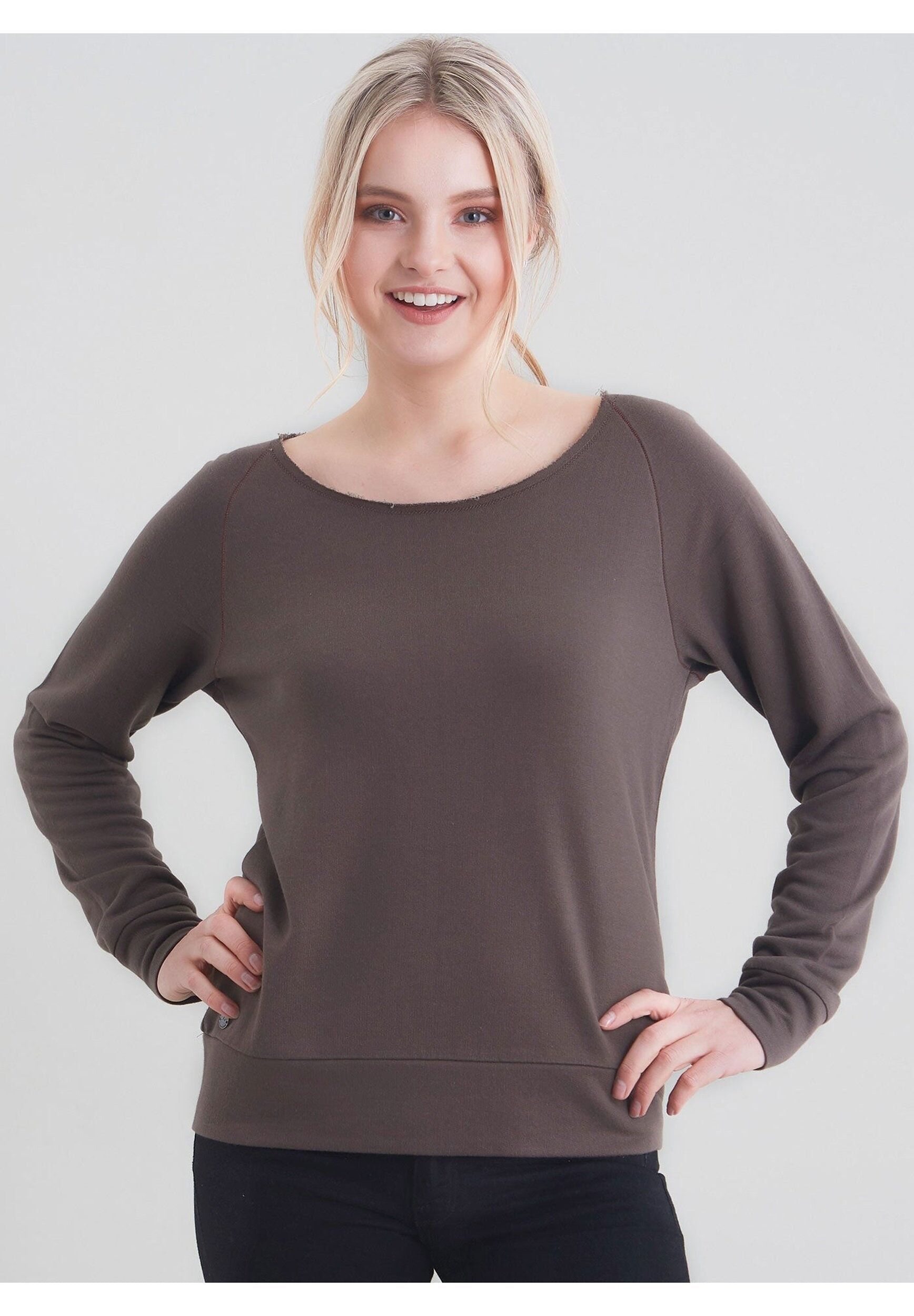 TENCEL™ Lyocell Basic Langarmshirt mit toller Passform