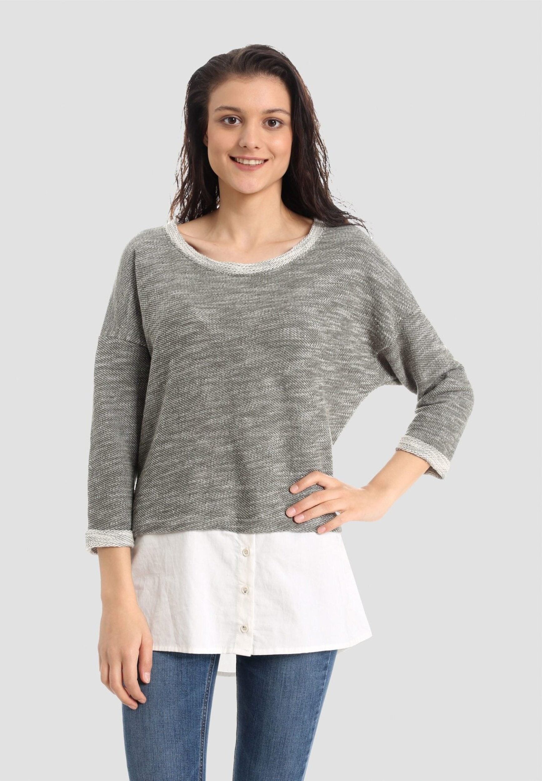 Felpa tunica in cotone biologico