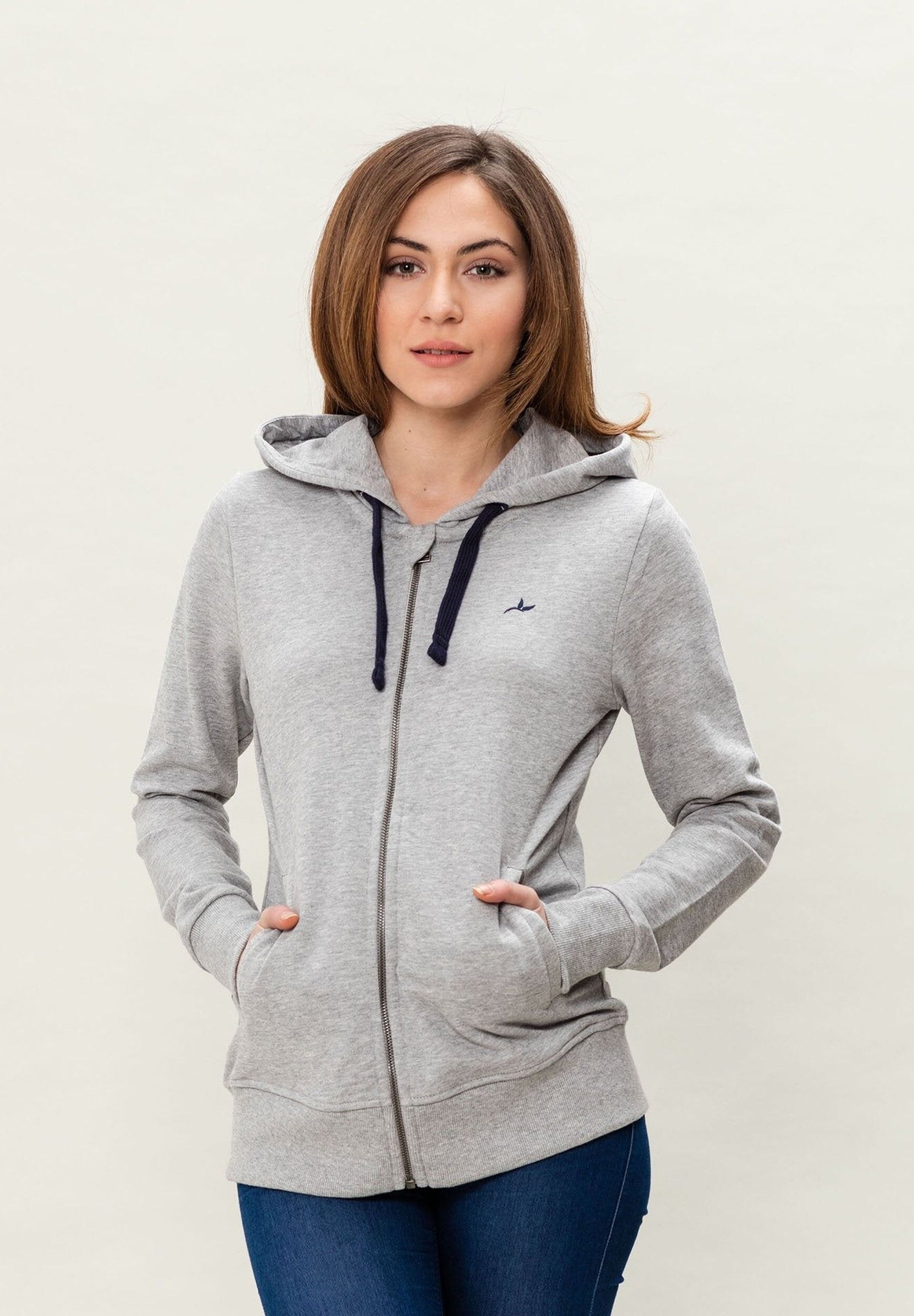 Giacca in felpa di cotone biologico