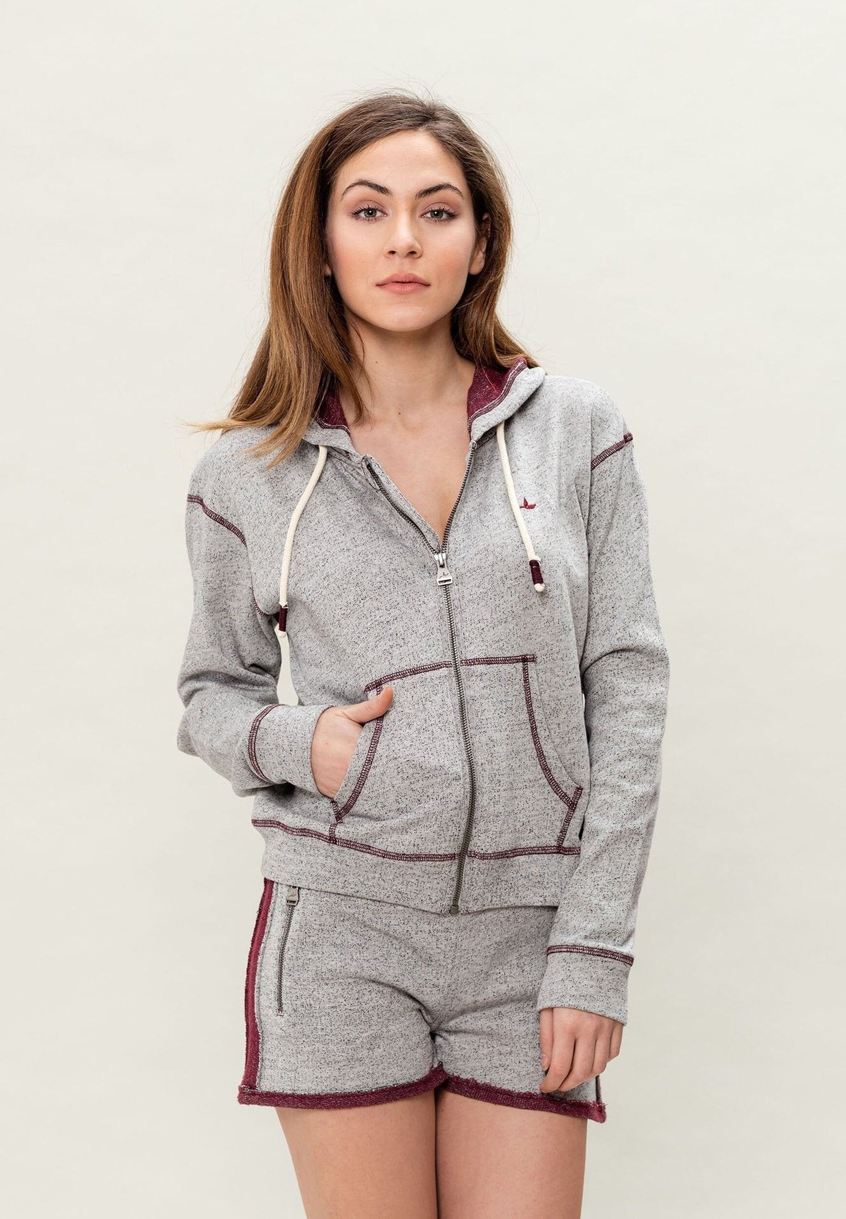 Giacca in felpa di cotone biologico