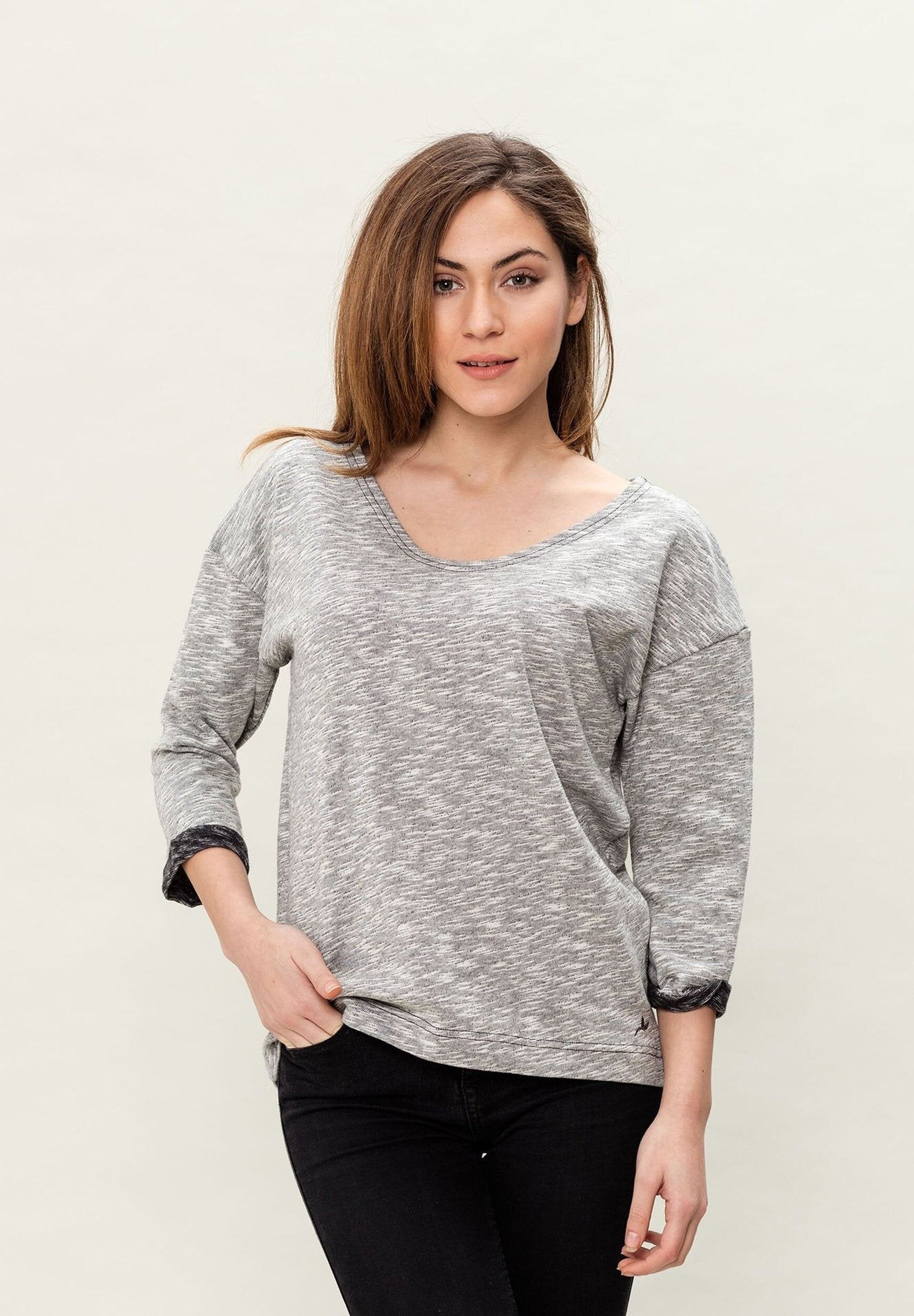 Felpa da donna con maniche a 3/4