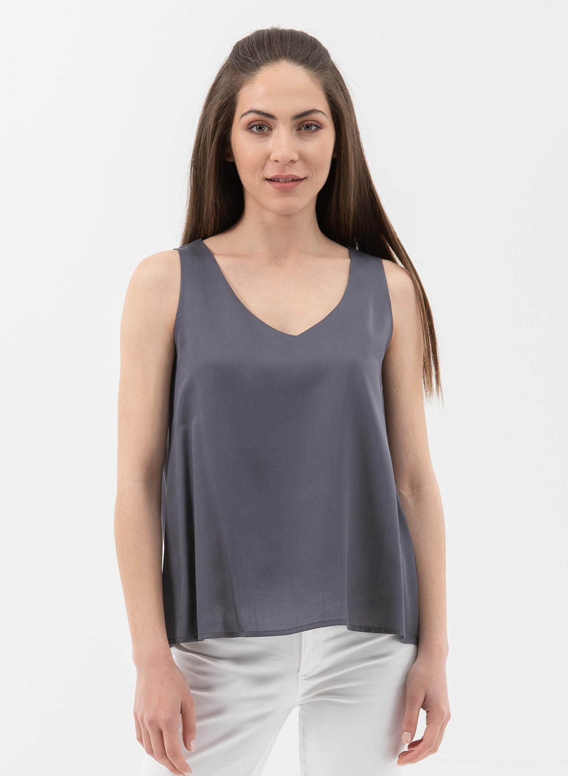 Top della camicetta realizzato in TENCEL™ Lyocell