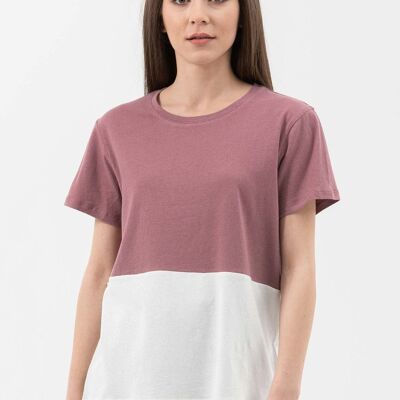 T-shirt made of organic cotton and linen
