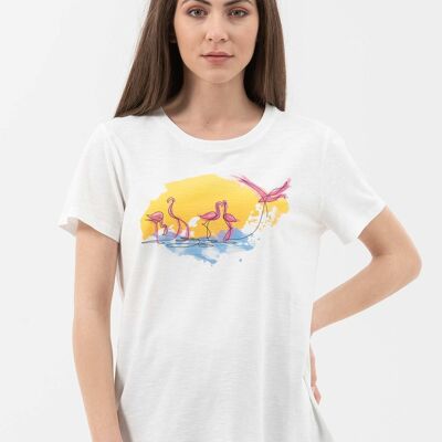 Organic cotton T-shirt with print