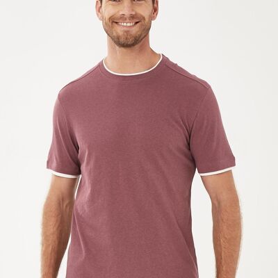 Camiseta de algodón orgánico con lino.