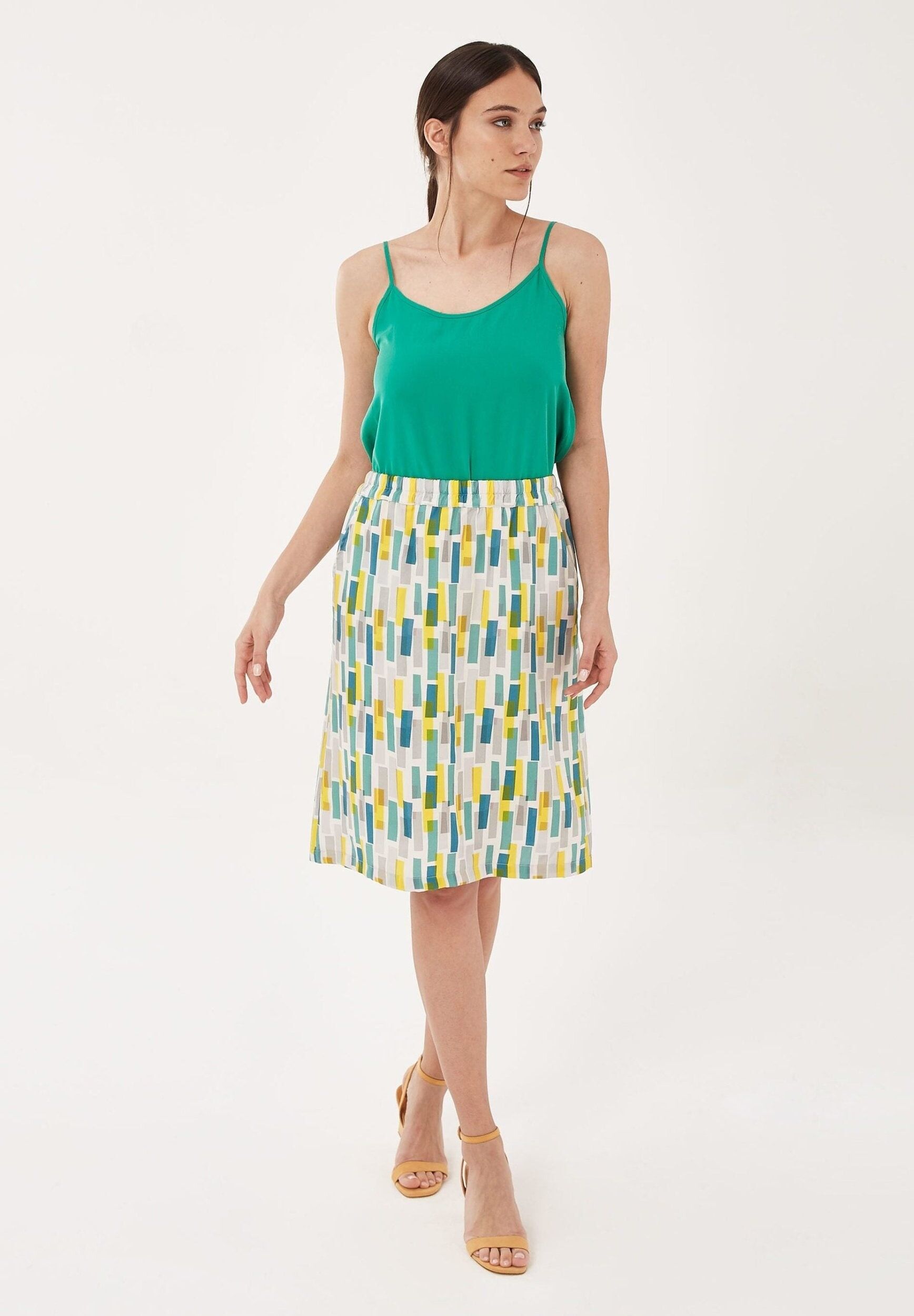 Gonna realizzata in TENCEL™ Lyocell con stampa all-over