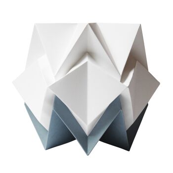 Lampe de table Origami Bicolore - S - Platinum 3
