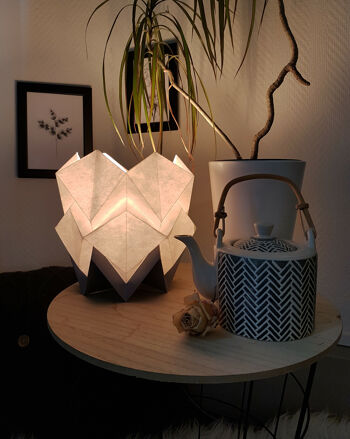 Lampe de table Origami Bicolore - S - Platinum 2