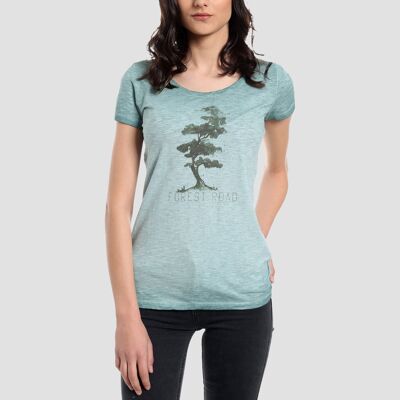 Camiseta de algodón orgánico teñida en frío
