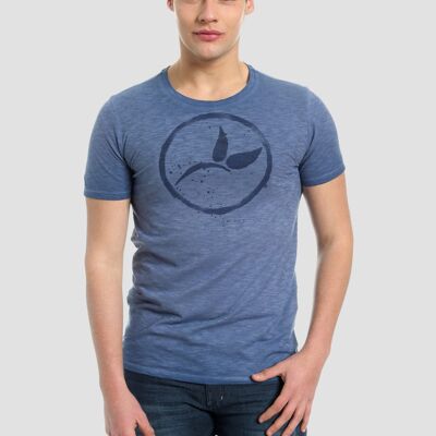 Camiseta con logo estampado confeccionada en algodón orgánico