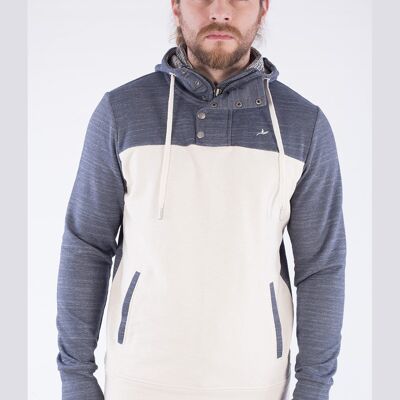Sudadera con capucha y cremallera confeccionada en algodón orgánico