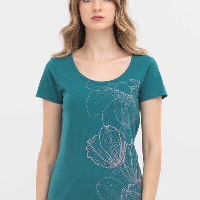 Camiseta de algodón orgánico con estampado