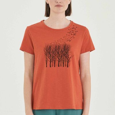 T-shirt in cotone biologico con stampa