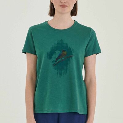 T-shirt in cotone biologico con stampa