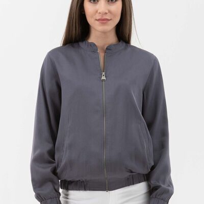 Giubbotto bomber realizzato in TENCEL™ Lyocell