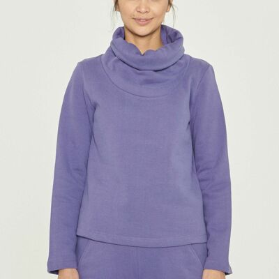 Maglia dolcevita in cotone biologico