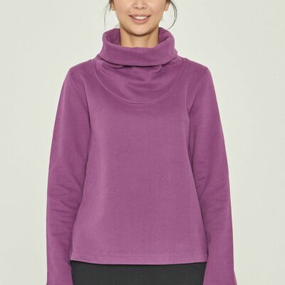 Maglia dolcevita in cotone biologico