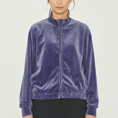 Bomber in velluto realizzato in cotone biologico