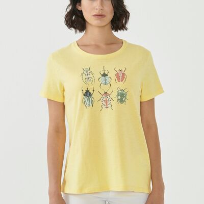 T-shirt in cotone biologico con stampa