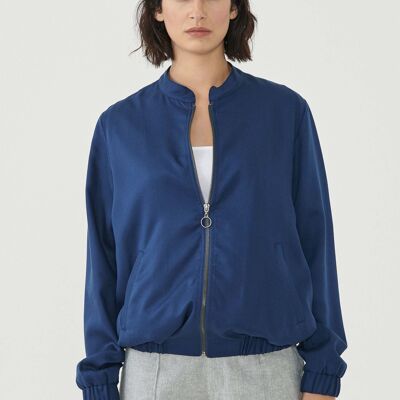 Bomber jacket made from TENCEL™ Lyocell