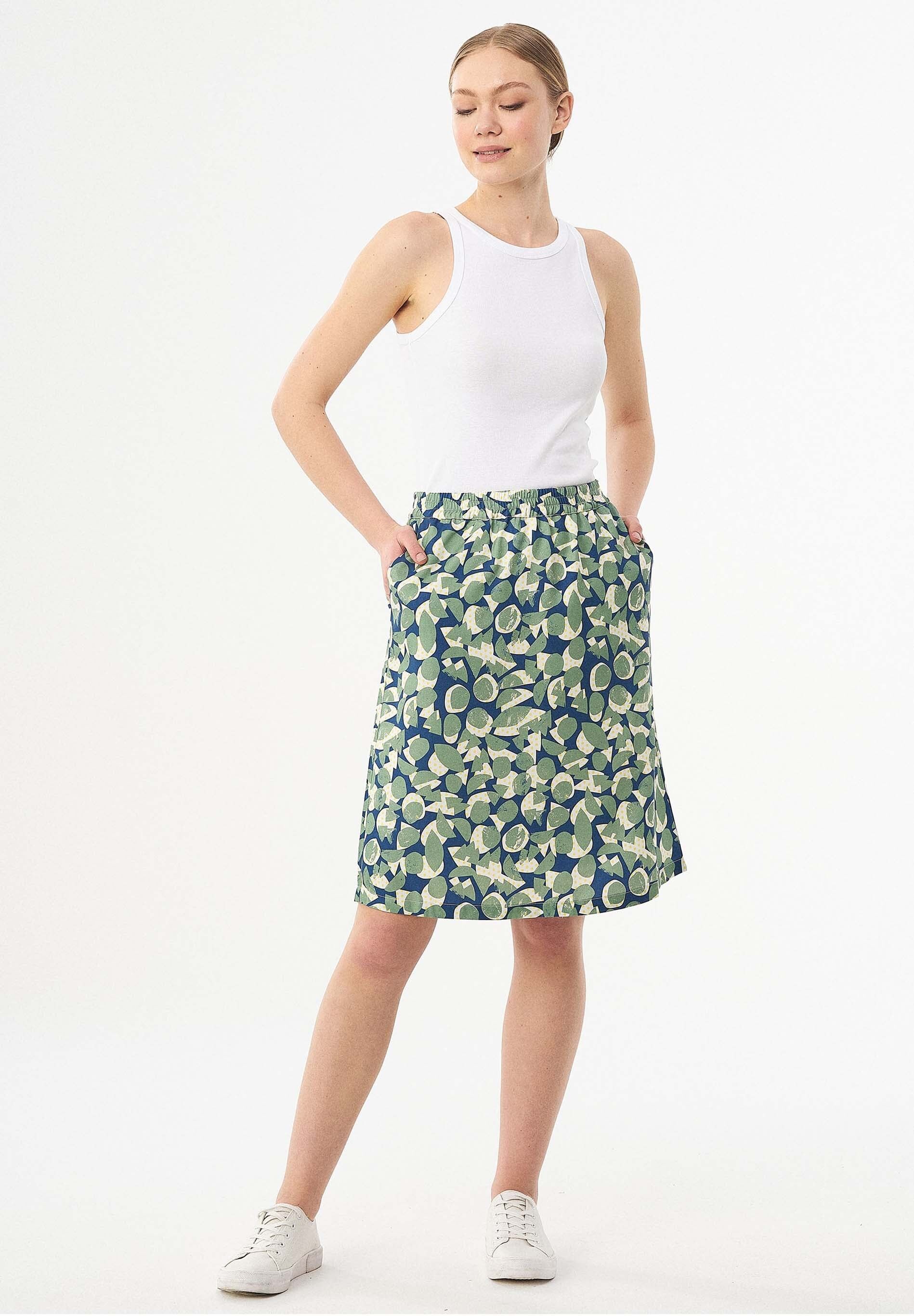 Gonna realizzata in TENCEL™ Lyocell con stampa all-over