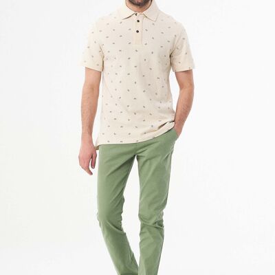 Slim chino pants made of organic cotton