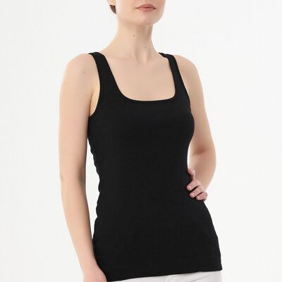 Organic cotton ribbed top