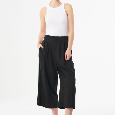 Jupe-culotte paperbag en TENCEL™ Lyocell