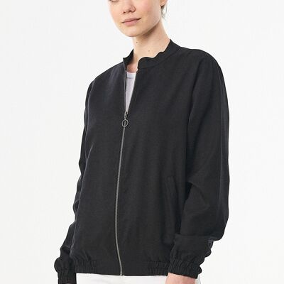 Blouson aviateur en TENCEL™ Lyocell