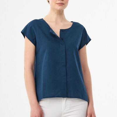 Blouse en lin et coton biologique