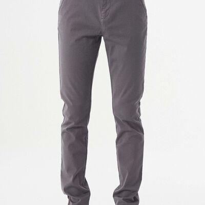 Pantalon chino slim en coton biologique