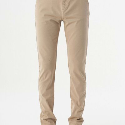 Pantalon chino slim en coton biologique
