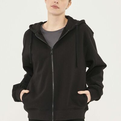Veste sweat en coton bio