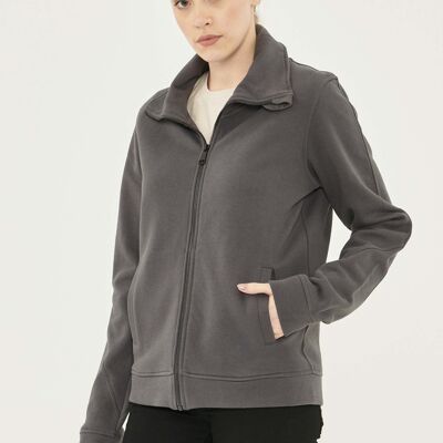 Veste sweat en coton bio