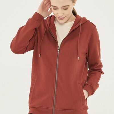 Veste sweat en coton bio