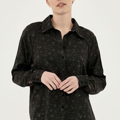 Shirt blouse made from LENZING™ ECOVERO™ viscose