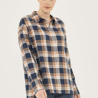 Chemise en flanelle de coton bio