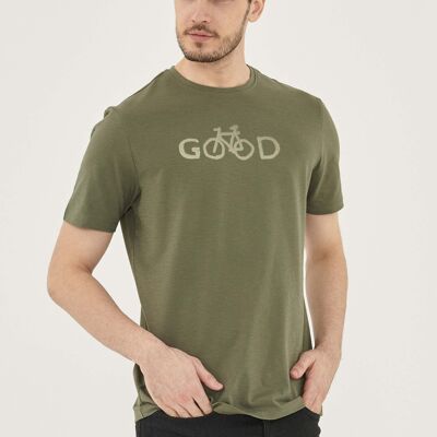 Camiseta de algodón orgánico con estampado