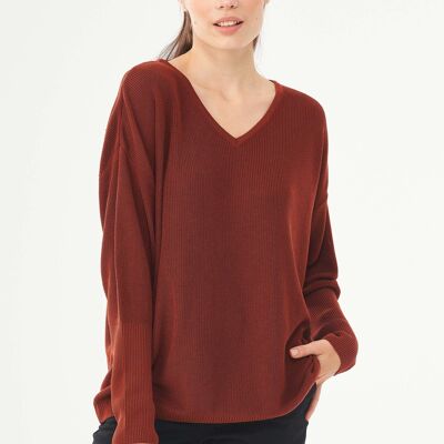 Jersey TENCEL™ Lyocell con mangas abullonadas