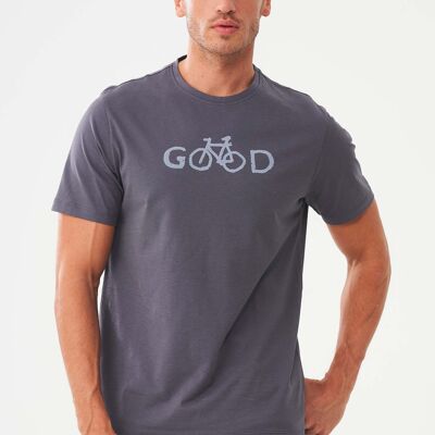 Camiseta de algodón orgánico con estampado
